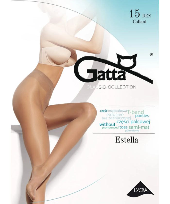 Estella rajstopy damskie lycra polmat 15 den gatta